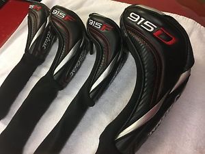 Titleist 915 driver, 3 wood, 5 wood and rescuse