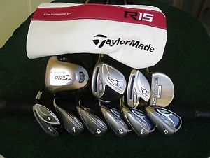 Ladies TaylorMade Adams Hybrid Irons Driver Wood Complete Golf Club Set Womens R