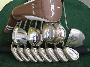 Ladies Taylormade Adams Driver Irons Woods Putter Complete Golf Club Set R.H.***