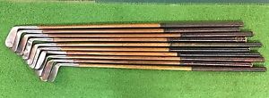 10 Antique hickory wood shaft Interesting Scottish Irons