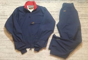 Zero Restriction Waterproof Gortex Golf Rain Suit Size Medium Jacket & Pants EUC