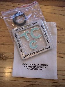 2013 Scotty Cameron Titleist TCC Tiffany Blue Collector Bag Tag Rare New PGA