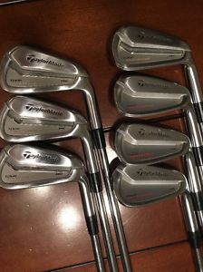 2014 Taylormade Tour Preferred MC 4-PW Tour Issue S400 Stiff Flex Iron Set
