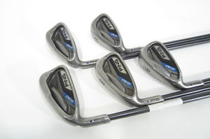 -LH- PING G30 Blue Dot IRONS (7-PW,UW) IRON SET w/Graphite SOFT-REGULAR Shafts