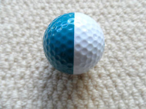 *RARE**MINT* Vintage Ping Eye2  UNIVERSITY PARKBLUE/White Collectible Golf Ball