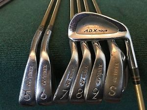 Yonex ADX Tour Forged Irons Iron Set Graphite Shaft Stiff Flex 4-SW - SWEET SET!
