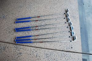2017 Cobra one length iron set steel 4-pw used once