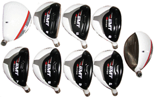 +1" Long Graphite 3-SW Heater BMT Graphite Regular Taylor Fit Hybrid Golf Set