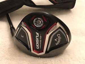 2016 Callaway Big Bertha Fusion 15* 3 Fairway Wood Regular Flex