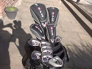 A VERY NICE SET OF RAM CONCEPT V FORCE GOLF CLUBS & BAG IN EXCELLENT CONDITION