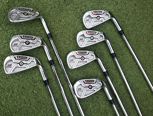 Adams XTD Tour Irons 4 PW reg KBS Regular Shaft Lamkin Midsize Grips Ernie Els