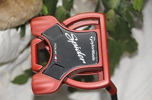 2017 Taylormade Spider Tour Red Putter 34'' Near Mint Stickers Still Attached