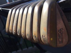 Adams IDEA MB2 Iron Set Golf - Forged - Raw - 5 plugs - KBS Black Stiff  (3 - P)