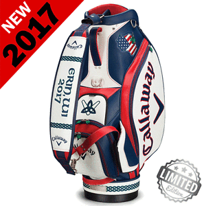 "LTD EDITION" CALLAWAY US OPEN 2017 COMMEMORATIVE GOLF TOUR / STAFF TROLLEY BAG