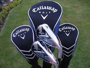 AWESOME Callaway X22 Golf Clubs set 3-SW irons,X Driver,3w,5w Odyssey putter,Bag