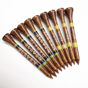 Biodegradable 100% White 83/70/54mm Wooden Bamboo Golf Tee With Custom Logo Print - Buy  Product on Alibaba.com image 1