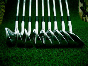 GOLF CLUBS  SET OF MIZUNO T-ZOID  PRO  IRONS   3 - SW    FCM 5.5 RIFLE SHAFTS