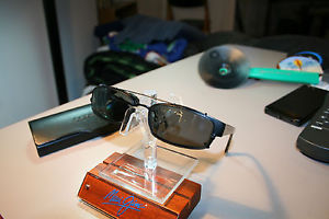 Oliver Peoples OP ID MBK Eyeglasses glasses Sunglasses Clip on Sun clipon EUC