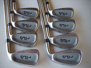 Fila Tour 02 Oversize Cavity Back Iron set 3-PW Precision 6.0 Rifle Shafts RARE