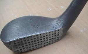 RARE  Antique J.MacGregor ALUMINUM Semi-Longnose  Wood Shaft Golf Putter WOW !!!