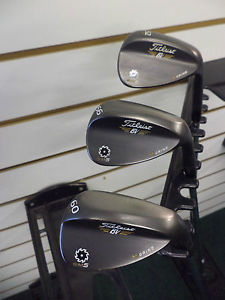 8 ROUNDS FROM NEW TITLEIST VOKEY SM5 RAW BLACK WEDGES 52°,56°,60°  yours valued