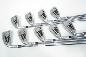 -LH- PING i20 Green Dot IRONS (3-PW,UW) IRON SET w/KBS Tour 120 Stiff Steel