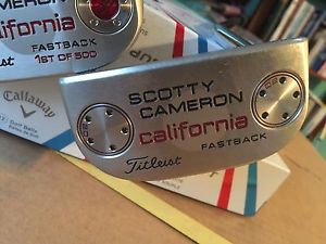 USED RH TITLEIST SCOTTY CAMERON CALIFORNIA FASTBACK 35'' PUTTER
