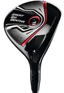 2015 Callaway Great Big Bertha 3 wood w Aldila Rogue Silver 70S