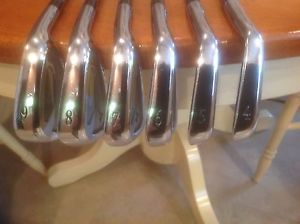 USED MIZUNO MP-59 4-9 IRON SET AEROTECH REGULAR FLEX GRAPHITE SHAFTS