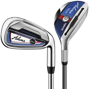 Adams Blue Combo 3H, 4H, 5-Pw Iron Set Regular Graphite Aldila SlimTech 55 Value