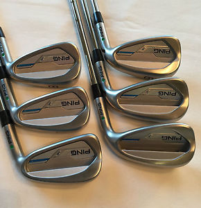 AWESOME PING I-E1 IRON SET 6-UW WITH A STOCK AWT 2.0 X-STIFF FLEX SWEET!!!!