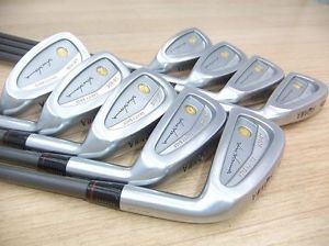 3stars HONMA Golf Iron Set Japan LB-606 GOLD 3s NEW SUPER LIGHT TITANIUM CARBON
