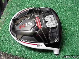 Very Nice Tour Issue Taylor Made White R15 10.5 degree Driver Head & Screw + Cor