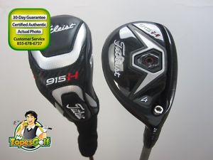 2015 Titleist 915H 4 Hybrid 24 deg Diamana 70 Regular Flex Headcover 15600A