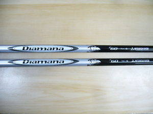 Used MITSUBISHI RAYON Diamana W60 S 3W&5W Shaft / Callaway Fairway Wood adapter