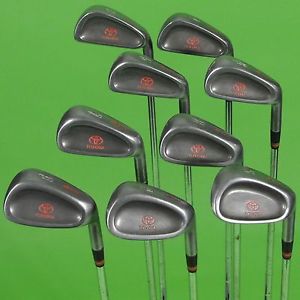 Genuine Mizuno TOYOTA Irons 3-SW Regular Steel Shafts R/H Used