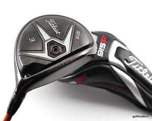 2015 TITLEIST 915F 3 WOOD 15º GRAPHITE TOUR AD DI-6S STIFF SHAFT + COVER #C4777