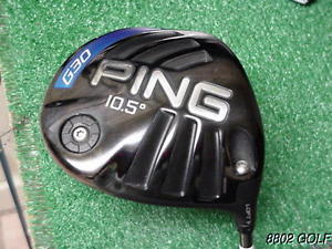 Very Nice Ping G30 10.5 degree Driver Ping Tour 80 Graphite X Flex