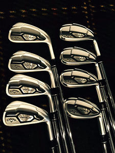 2016 CALLAWAY APEX CF 16 4-AW IRONS TT XP 95 S300 STEEL SHAFTS STIFF MINT!!!