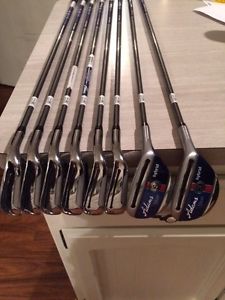 Adams 2015 Blue Iron Set 3H 4H 5-PW Graphite Senior Right +1/4 inch - EXCELLENT!
