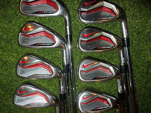 AWESOME NIKE GOLF CLUBS VRS COVERT 2.0 IRON SET  4-AW REGULAR FLEX STEEL SHAFTS