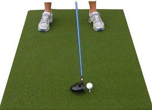 All Turf 36" x 60" Golf Mat Training Chipping Driving Practice Putting Balls Tee
