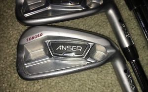 2013-14 RH - Ping Anser Black Dot 4-PW Iron Set Project X 6.0 Steel Stiff+ Flex