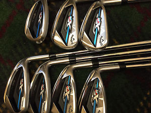 2016 CALLAWAY XR OS 5-AW IRONS SPEEDSTEP 80 STEEL STIFF MINT!!!