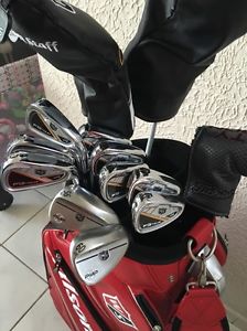 Wilson Staff Driver, Woods, Iron Set, Wedges, Putter And Bag.
