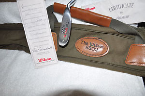 Wilson 8802 Putter with certificate of authenticity 0449/100