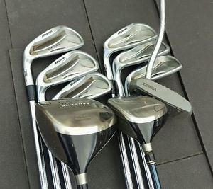 LEFT HANDED GOLF SET King Cobra 10.5* Driver & 3 Wood, Mizuno MX-25 Irons 5-PW
