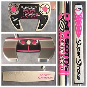 CUSTOM SHOP Pink & White Titleist Scotty Cameron 34 1/2