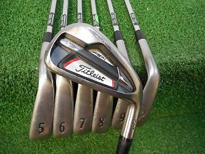 USED RH TITLEIST AP1 714 4-PW IRON SET XP 95 REGULAR FLEX STEEL RH