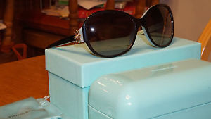 NEW TIFFANY & CO. BLACK/BLUE/GRAY GRADIENT TIF40688 80553C 58 130